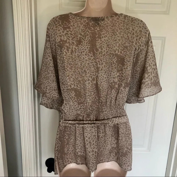 Christine Phillipe vintage animal print blouse S - Picture 5 of 13